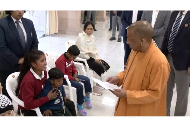 UP CM listens to people's grievances during 'janta darshan' ahead of budget session