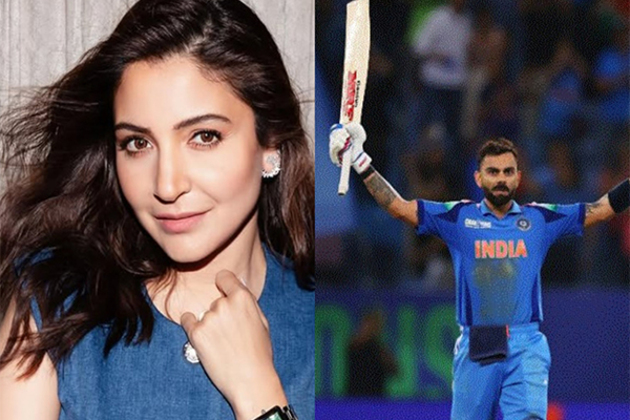 Anushka reacts to Virat's masterclass century in India-Pakistan clash