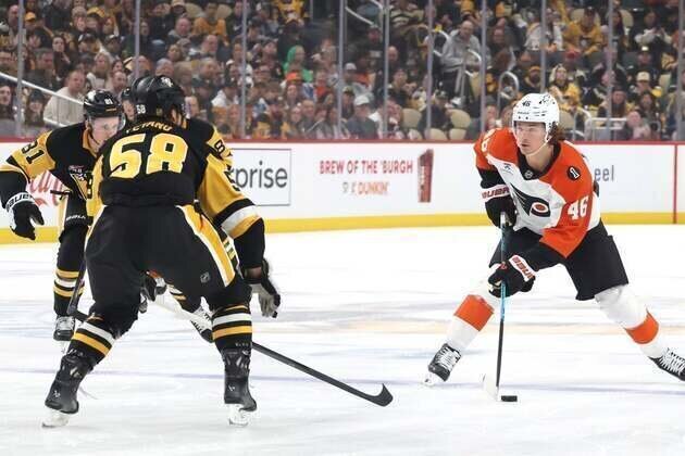 Trevor Zegras lifts Flyers past Penguins in shootout