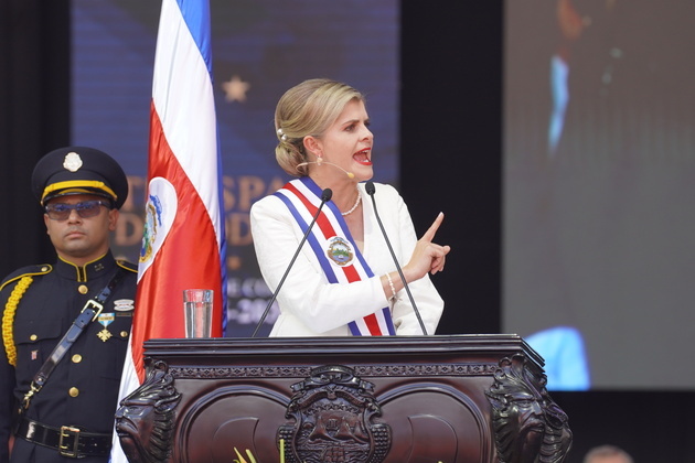 COSTA RICA-SAN JOSE-LAURA FERNANDEZ-PRESIDENT-SWORN IN