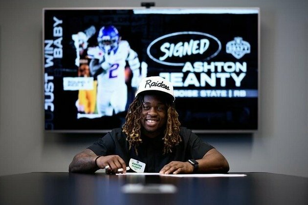Raiders sign first-round pick RB Ashton Jeanty
