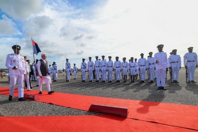 "Friendship will scale new heights": PM Modi thanks Trinidad and Tobago's PM for warm welcome, says "visit will cement bilateral ties"