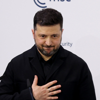 GERMANY-MUNICH-UKRAINE-ZELENSKY-MUNICH SECURITY CONFERENCE