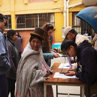 BOLIVIA-LA PAZ-PRESIDENTIAL ELECTIONS