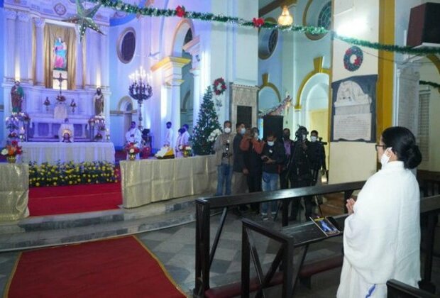 Mamata Banerjee attends midnight mass at church in Kolkata, prays for everyone's well-being on Christmas