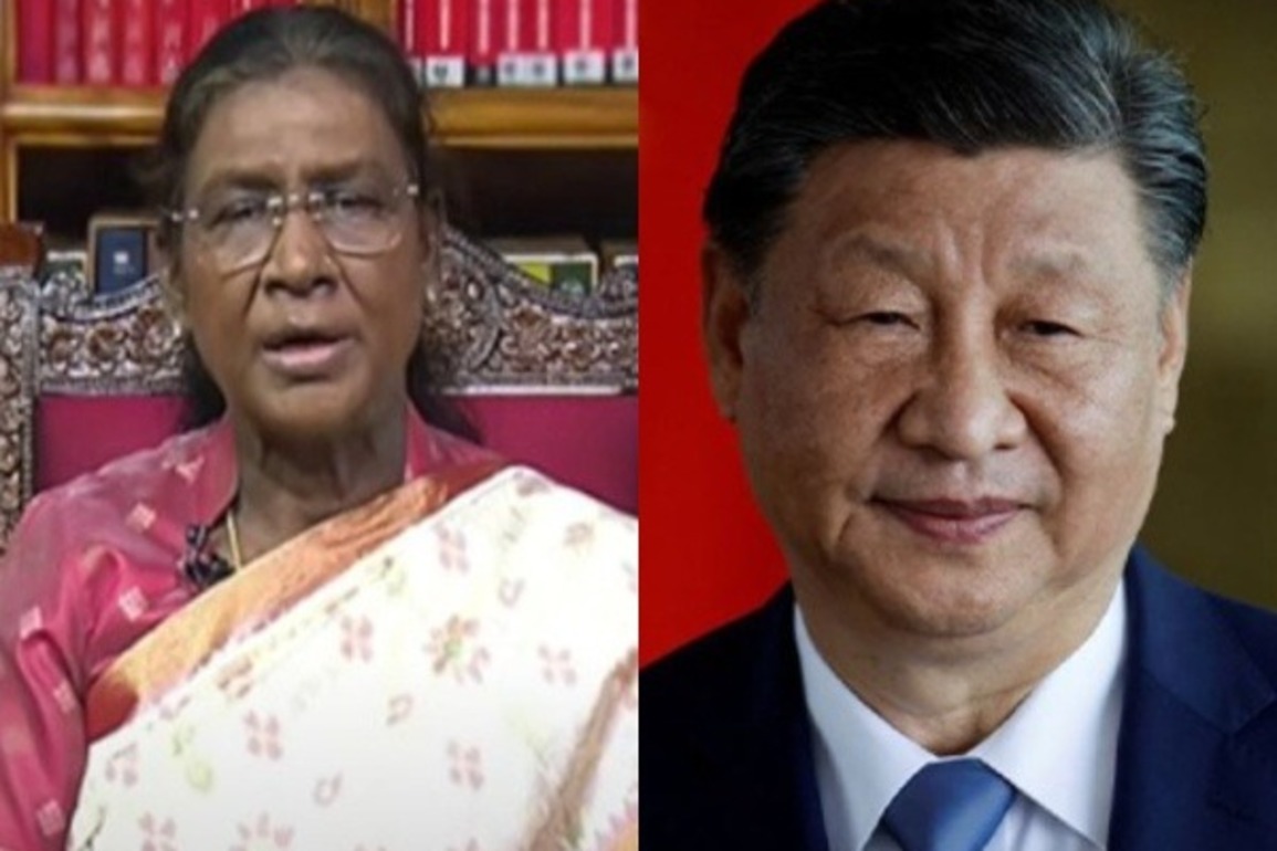 Chinese President Xi Jinping congratulates President Droupadi Murmu on 75 years of diplomatic ties