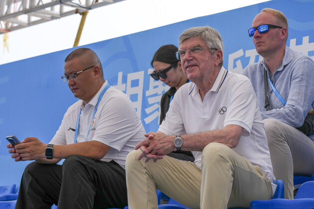 (SP)CHINA-HAINAN-SANYA-ASIAN BEACH GAMES-BEACH VOLLEYBALL-THOMAS BACH(CN)