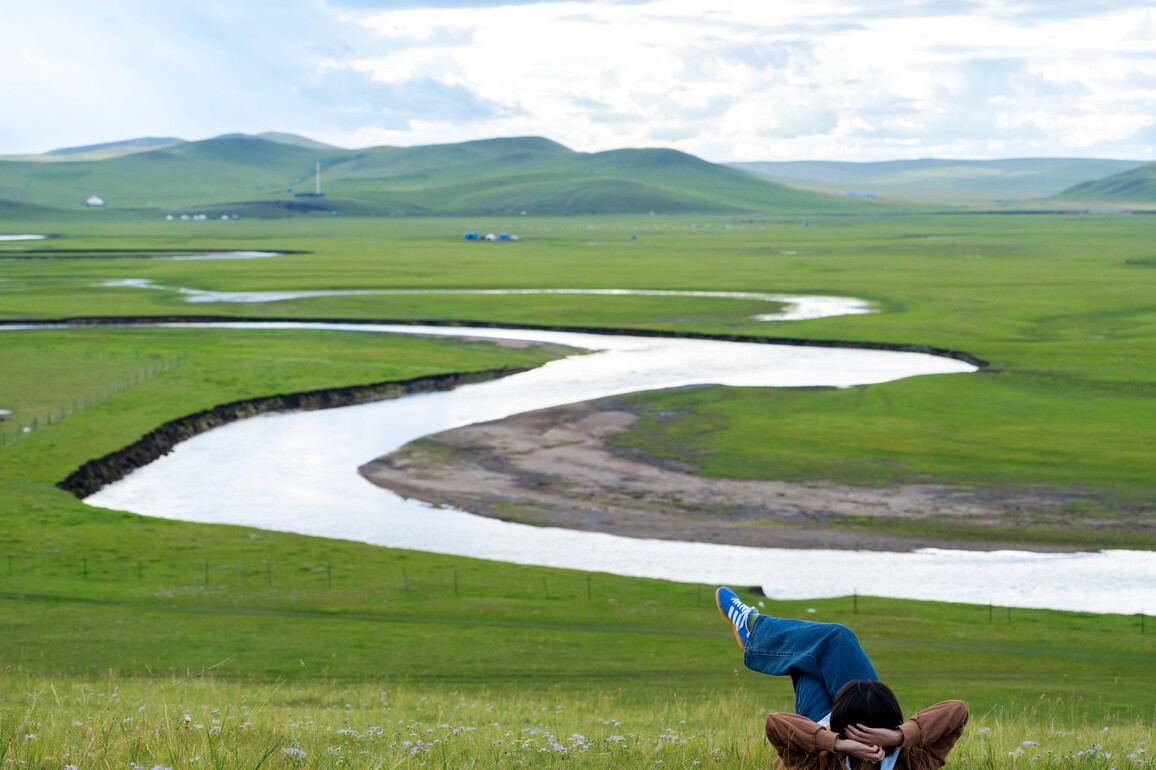 CHINA-INNER MONGOLIA-HULUN BUIR-MERGEL GOL RIVER-SCENERY (CN)