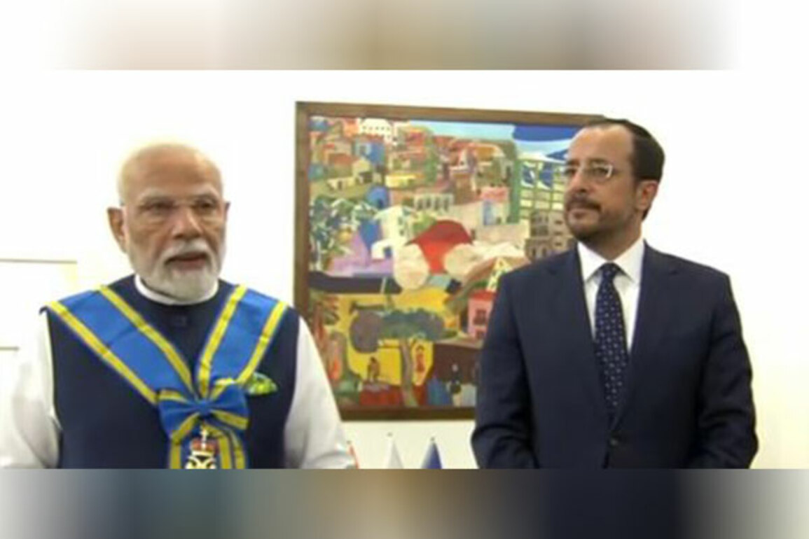 PM Modi awarded highest civilian honour of Cyprus