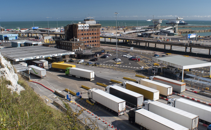 The Port of Dover is being monitored as farmers lead their protest through Kent