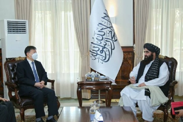 Afghanistan's acting FM meets Chinese envoy