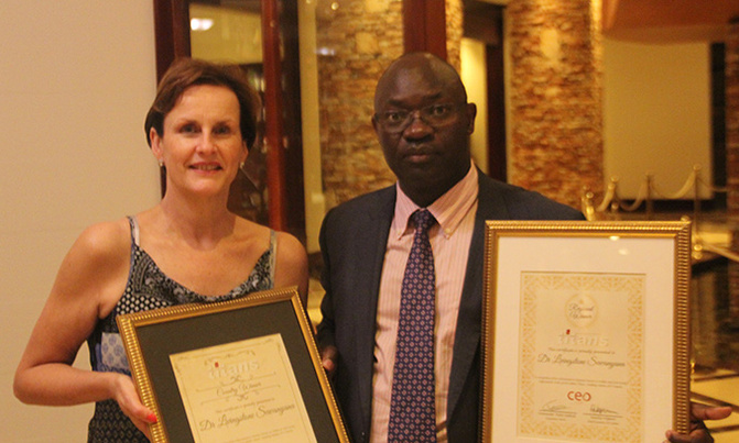 Sewanyana wins regional rights award Sewanyana wins regional rights award
