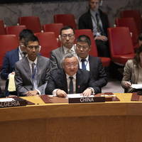UN-SECURITY COUNCIL-EMERGENCY MEETING-CHINESE ENVOY-IAEA
