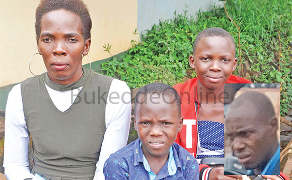 Attunka na paasita eyeegaana abaana Kisakye maama n’abaana be Joshua ne Justine. Wansi mu katono ye Salamuka Attunka na paasita eyeegaana abaana Kisakye maama n’abaana be Joshua ne Justine. Wansi mu katono ye Salamuka