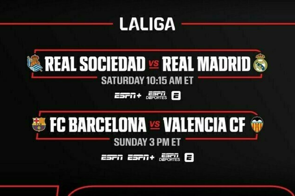 This Weekend on ESPN: LALIGA, Bundesliga, Eredivisie, Women's Super League