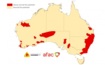  Several regions of Australia are facing above average bushfire potential this spring and summer. Image courtesy BNHCRC.