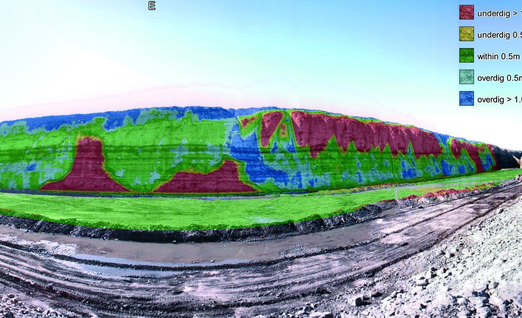 An augmented conformance image from the PerfectDig software.