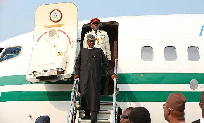 Nigeria's president home after 100-day treatment abroad Nigeria's president home after 100-day treatment abroad