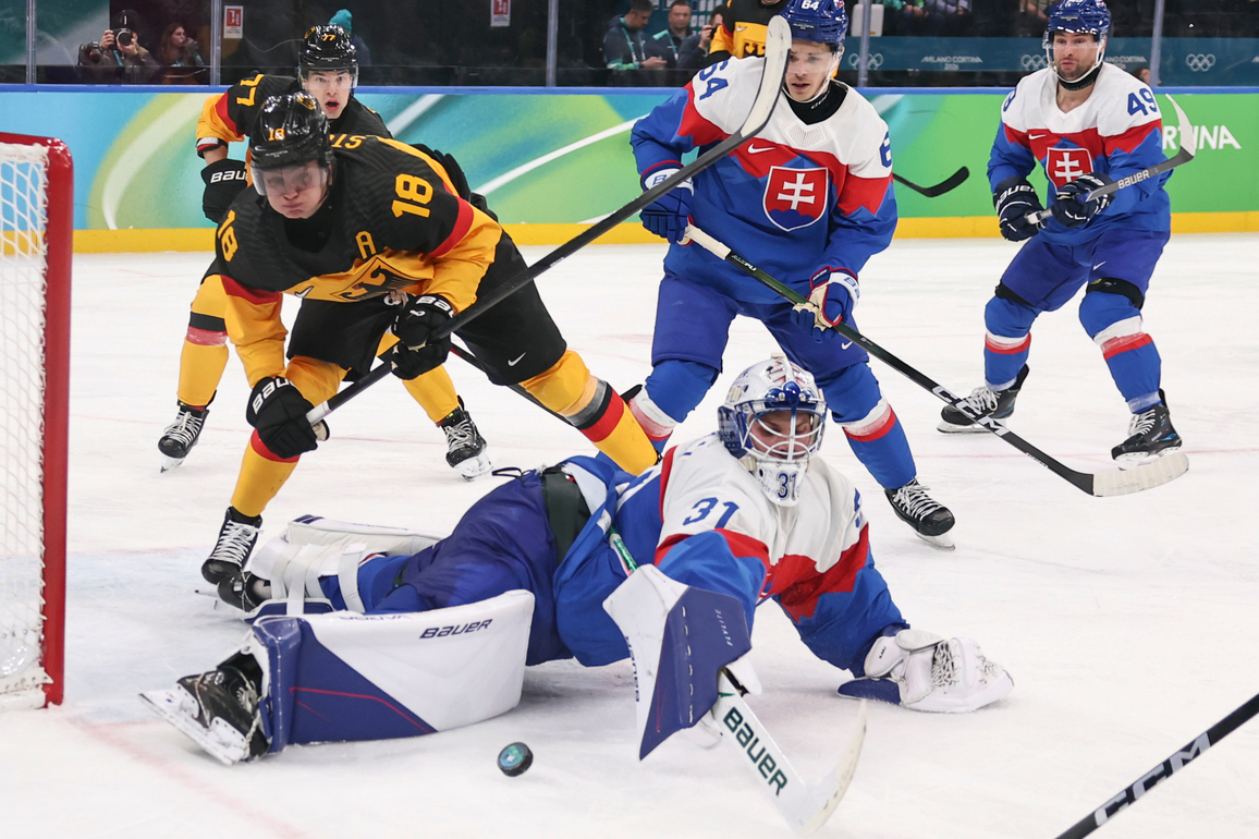 (MICO2026)ITALY-MILAN-OLYMPIC WINTER GAMES-ICE HOCKEY-MEN-PLAY-OFFS QUARTERFINALS-SVK VS GER