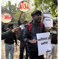 Delhi: AISA holds Equity March at DU, protests SC stay on UGC regulations