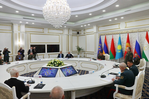 KYRGYZSTAN-BISHKEK-CSTO-DEFENSE MINISTERS COUNCIL-MEETING