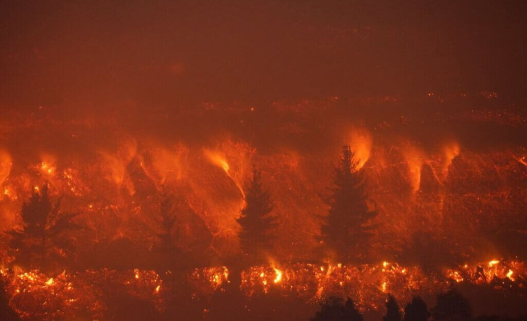 The Hazelwood mine fire in 2014.
