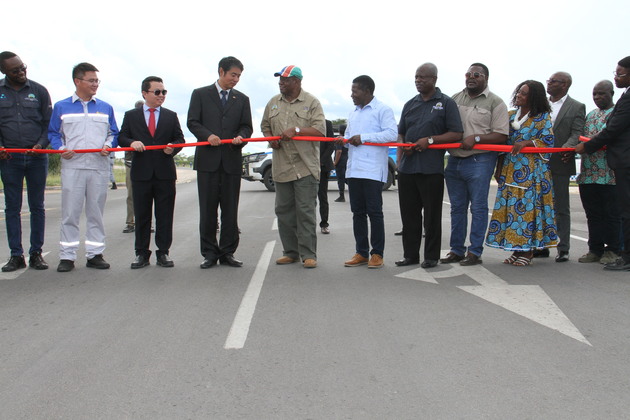 NAMIBIA-RUNDU-CHINESE-CONSTRUCTED ROAD-OPENING