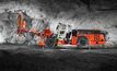 Sandvik's latest bolter, the DS512i.