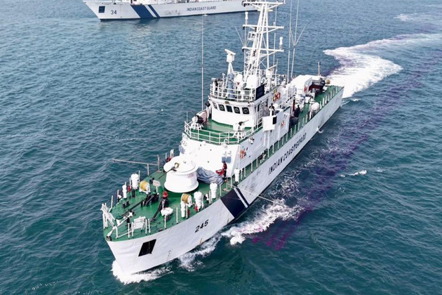 ICG ship 'Sarthak' makes strategic port call in Iran's Chabahar