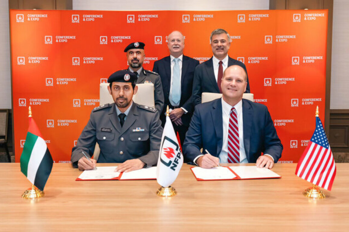 Abu Dhabi Civil Defence Authority, US National Fire Protection Association to advance fire prevention system