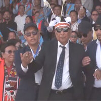 NSCN leader Thuingaleng Muivah returns to his hometown Ukhrul, after 50 years