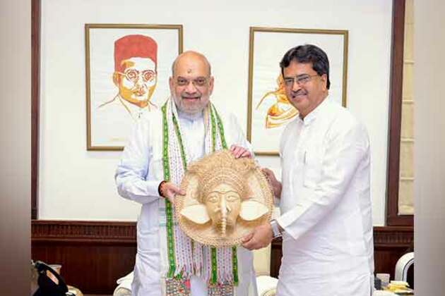 Tripura CM Manik Saha meets Union Home Minister Amit Shah in national capital