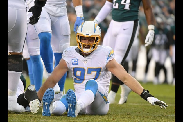 Chargers' Joey Bosa exits vs. Bengals with apparent head injury