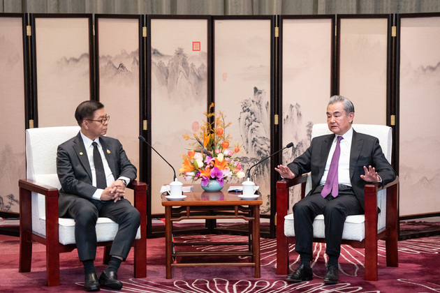 CHINA-YUNNAN-YUXI-WANG YI-THAI FM-MEETING (CN)