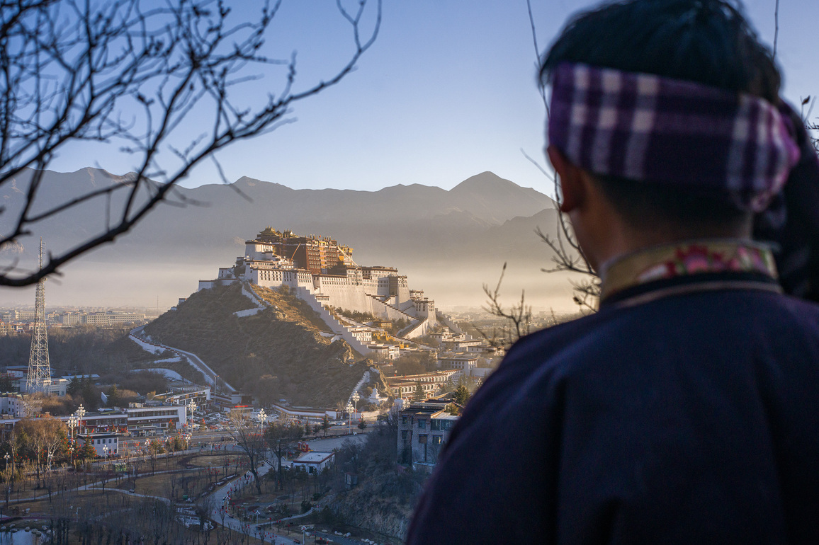 (InXizang) CHINA-XIZANG-LHASA-TIBETAN NEW YEAR-POTALA PALACE-SCENERY (CN)