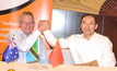  Black Rock CEO John de Vries and Yantai director Mr Xu in Dar es Salaam.