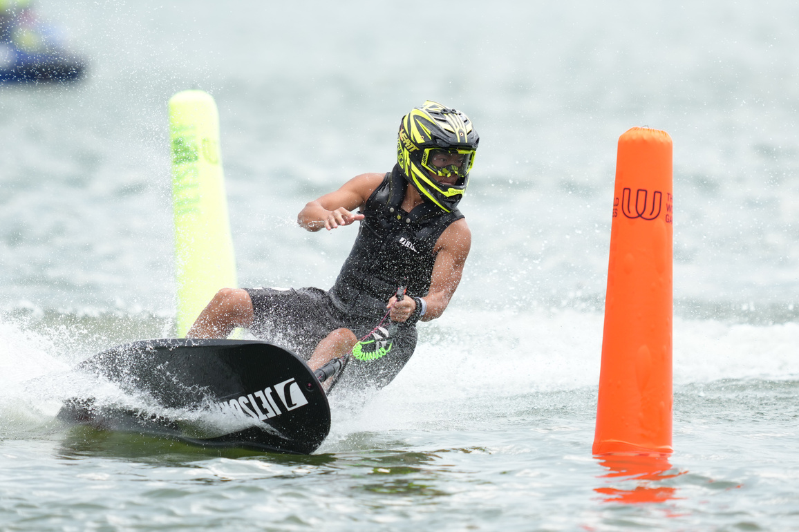 (SP)CHINA-CHENGDU-THE WORLD GAMES 2025-POWERBOATING-MEN'S MOTOSURF-QUALIFICATION (CN)