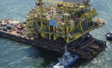 Santos's Harriet Alpha platform is set to be decommisoned off the coast of Western Australia by McDermott.