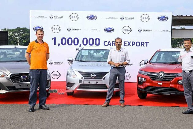Renault-Nissan India Records 1 Million Car Exports Milestone