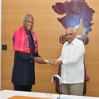 Former Nigerian Foreign Minister Onyeama meets Gujarat CM, praises diaspora ties, state's development