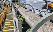  First ore being fed into the mill at Abra on January 9