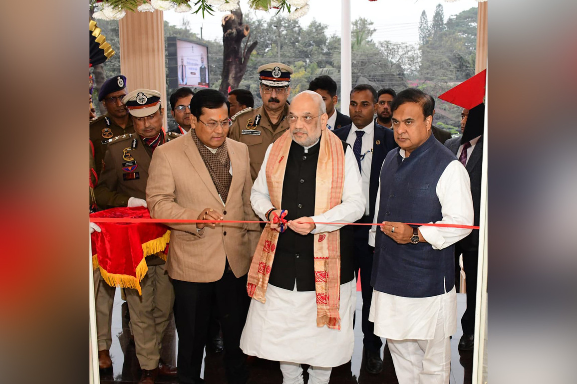 Amit Shah inaugurates 'Srimanta Sankardeva Abirbhav Kshetra' at Batadrava in presence of CM Himanta Biswa Sarma