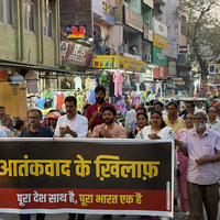 AAP holds candle marches across all Delhi constituencies to show solidarity against Pahalgam terror attack