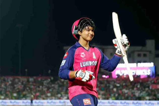 "What were you doing at 14?": Cricket fraternity hails T20's youngest centurion, Vaibhav Suryavanshi