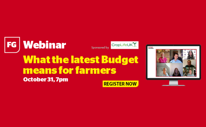 Join our free webinar: What the latest Budget means for farmers