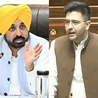 Raghav Chadha alleges 'misuse of state machinery', Bhagwant Mann says 'merger unconstitutional'; meet President to discuss 'merger' aftermath