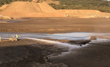  Hydraulic mining techniques will be used at Woodlawn.