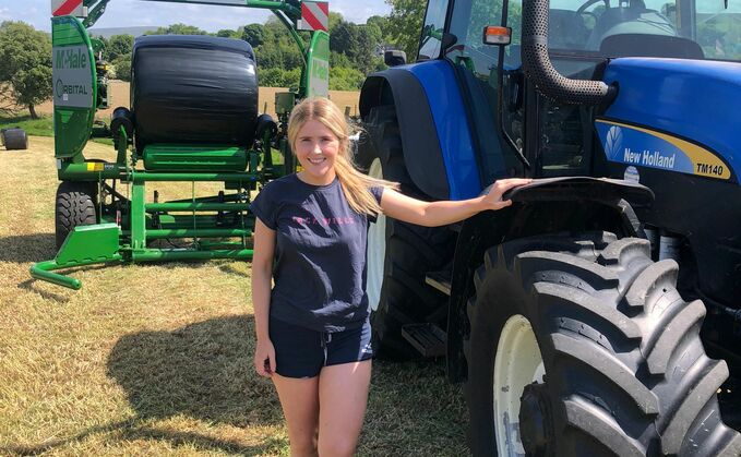 Sophie Thompson said she will use her knowledge to help farmers break down barriers to their everyday lives