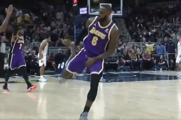 LeBron James punished for obscene on-court gesture