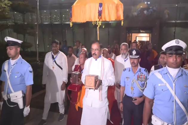 UP Dy CM Maurya leads delegation of monks to transport Buddha relics to Russia's Kalmykia for exposition